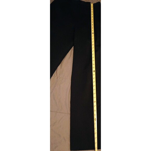 L.L. Bean Pleated Dress Pants Trousers Black Women’s Size 8 M/T - Picture 4 of 8